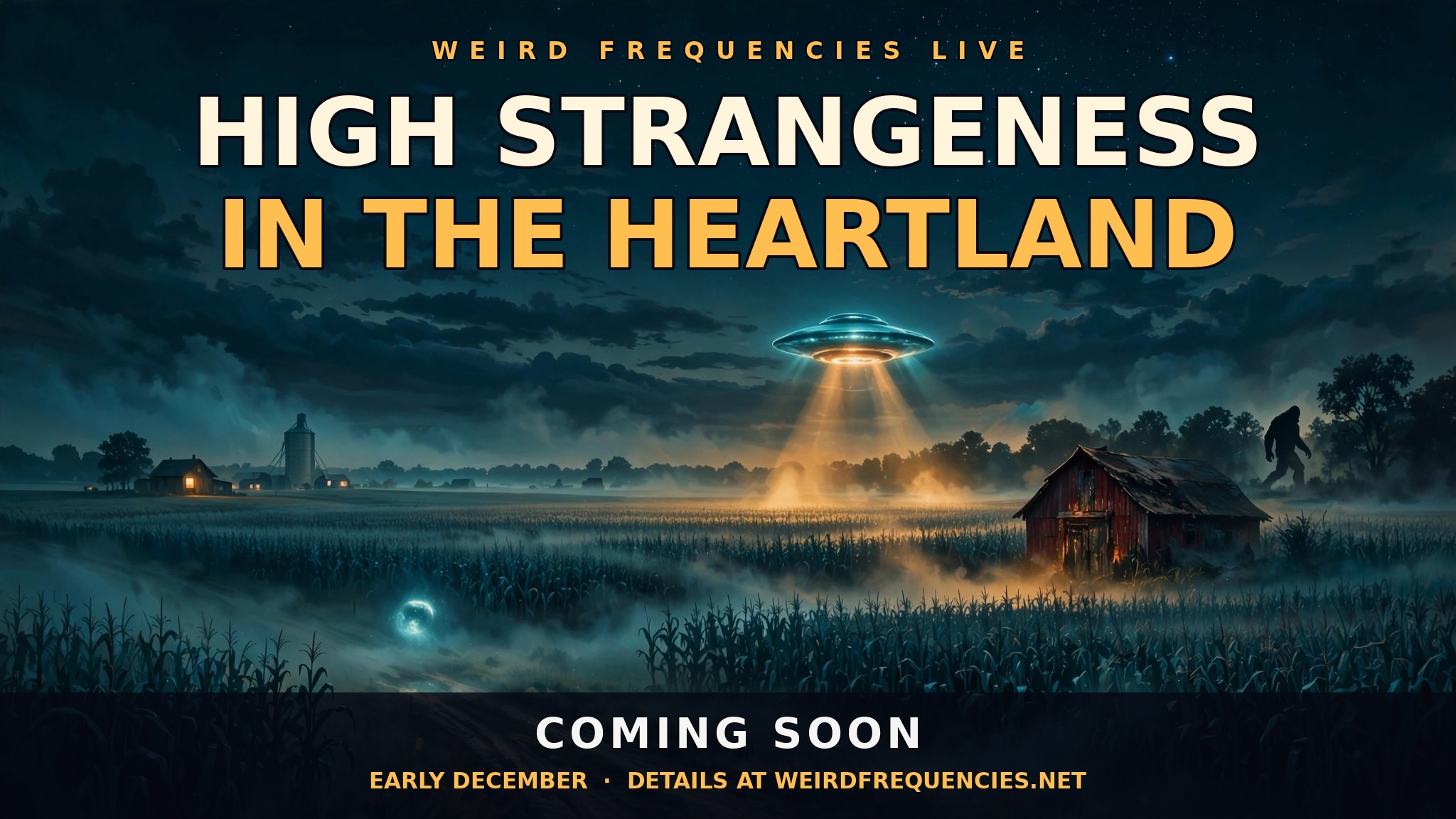High Strangeness in the Heartland — Coming Soon — Early December